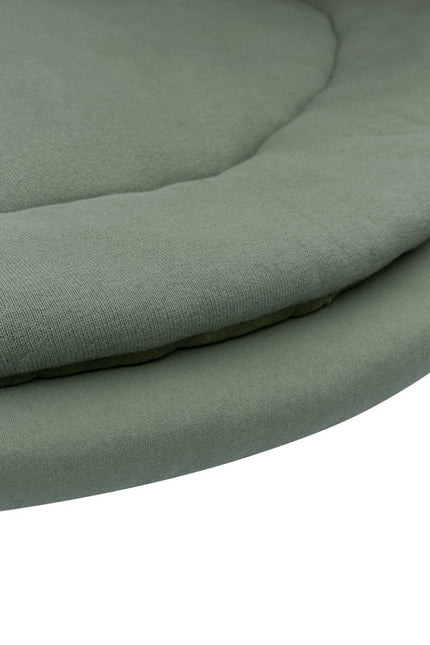 Meyco Hoeslaken Jersey Boxmatras Rond 90/95cm Forest Green koop je bij Babywinkel