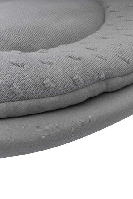 Meyco Hoeslaken Jersey Boxmatras Rond 90/95cm Grijs koop je bij Babywinkel