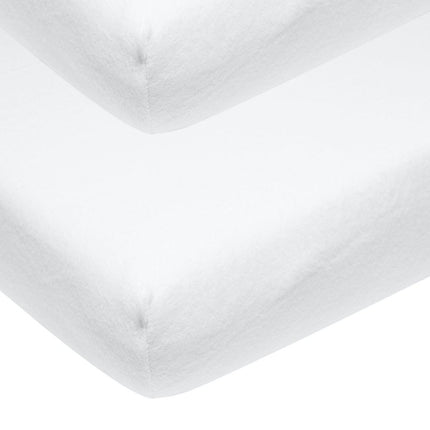 Meyco Hoeslaken Molton Stretch 2St 40X80/90 Wit koop je bij Babywinkel