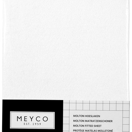 Meyco Hoeslaken Molton Stretch 50X90 Wit koop je bij Babywinkel