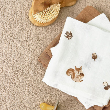 Meyco Hydrofiele Doek Forest Animals Tofee 9 - Pack koop je bij Babywinkel