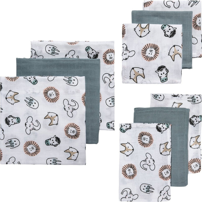 Meyco Hydrofiele Doek Set 9St Animal koop je bij Babywinkel