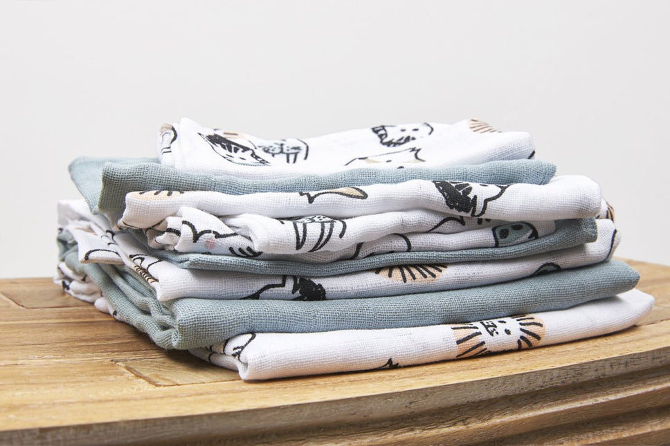 Meyco Hydrofiele Doek Set 9St Animal koop je bij Babywinkel