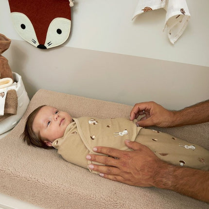 Meyco Inbakerdoek Forest Animals Sand koop je bij Babywinkel