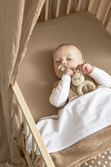 Meyco Ledikantlaken Bies Taupe koop je bij Babywinkel