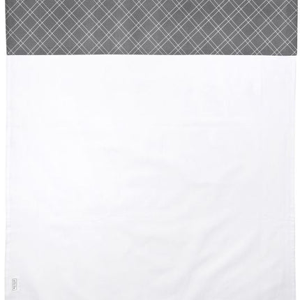 Meyco Ledikantlaken Double Diamond Grey koop je bij Babywinkel