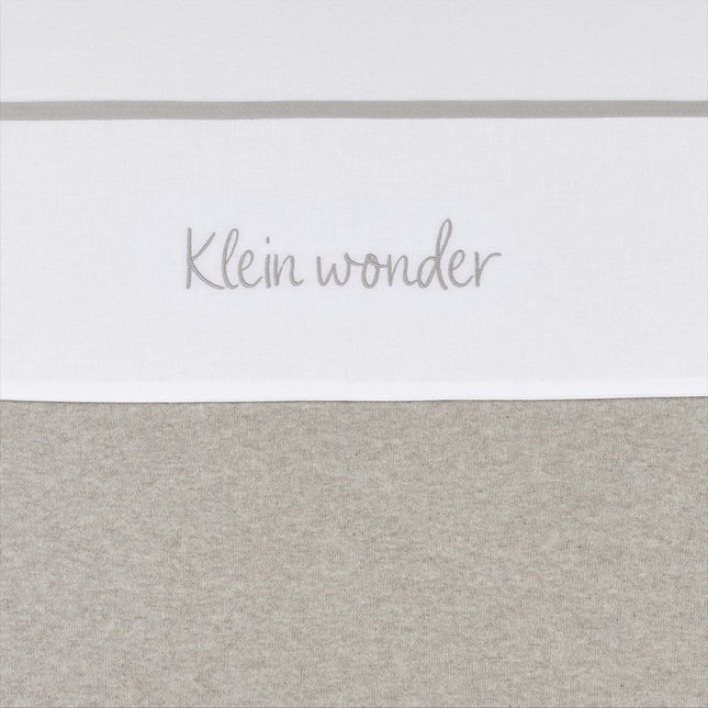 Meyco Ledikantlaken Klein Wonder Greige 100X150cm koop je bij Babywinkel