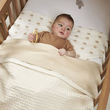 Meyco Ledikantlaken Soft Sand 100X150cm koop je bij Babywinkel