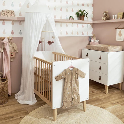 Meyco Slaapzak Baby Afritsbare Mouwen Forest Animals Sand koop je bij Babywinkel