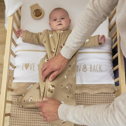 Meyco Slaapzak Baby Afritsbare Mouwen Forest Animals Sand koop je bij Babywinkel