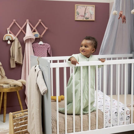 Meyco Slaapzak Baby Afritsbare Mouwen Greige koop je bij Babywinkel