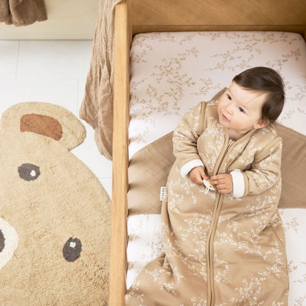 Meyco Slaapzak Baby Branches 4 Seizoenen Sand koop je bij Babywinkel