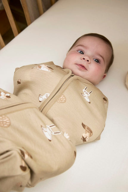 Meyco Slaapzak Baby Forest Animals Sand koop je bij Babywinkel