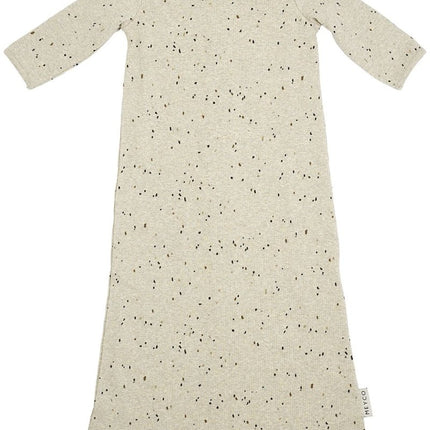 Meyco Slaapzak Baby Rib Mini Spot Sand Melange koop je bij Babywinkel