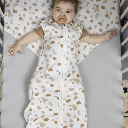 Meyco Slaapzak Baby Stains Zomer Sand 70cm koop je bij Babywinkel