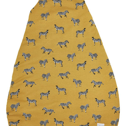 Meyco Slaapzak Baby Winter Rond 2 - Delig Zebra Animal Honey Gold koop je bij Babywinkel
