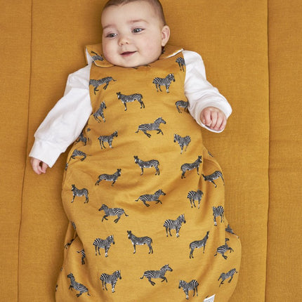 Meyco Slaapzak Baby Zomer Rond Zebra Animal Honey Gold koop je bij Babywinkel