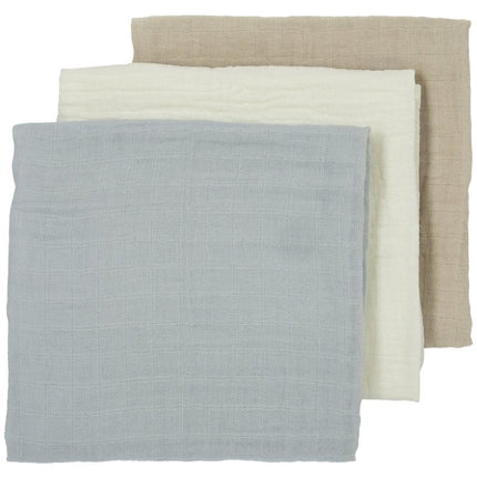 Meyco Wasbare Luier 3St Offwhite/ Light Grey /Sand koop je bij Babywinkel