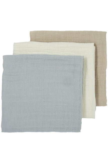 Meyco Wasbare Luier 3St Offwhite/ Light Grey /Sand koop je bij Babywinkel