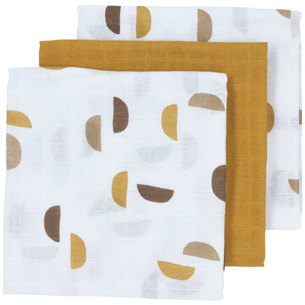 Meyco Wasbare Luier Shapes Honey Gold 3st koop je bij Babywinkel