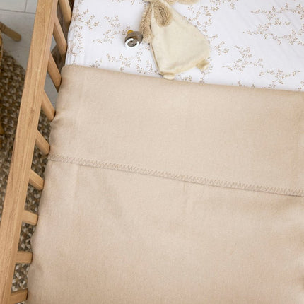 Meyco Wiegdeken Geweven Sand 75X100cm koop je bij Babywinkel