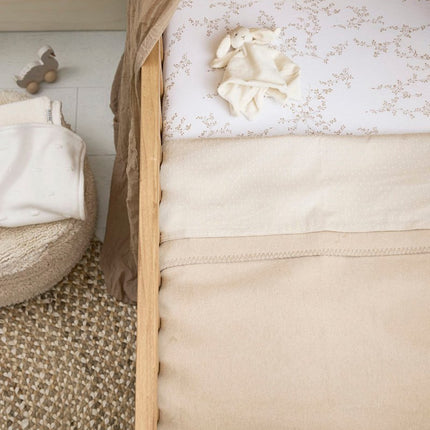 Meyco Wiegdeken Geweven Sand 75X100cm koop je bij Babywinkel