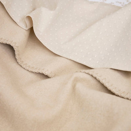 Meyco Wiegdeken Geweven Sand 75X100cm koop je bij Babywinkel