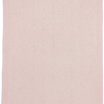 Meyco Wiegdeken Mini Knots Soft Pink koop je bij Babywinkel