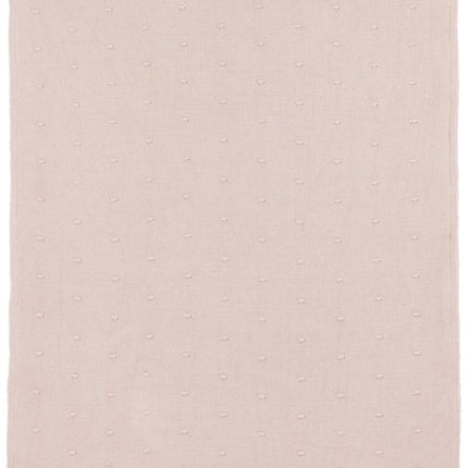 Meyco Wiegdeken Teddy Mini Knots Soft Pink koop je bij Babywinkel