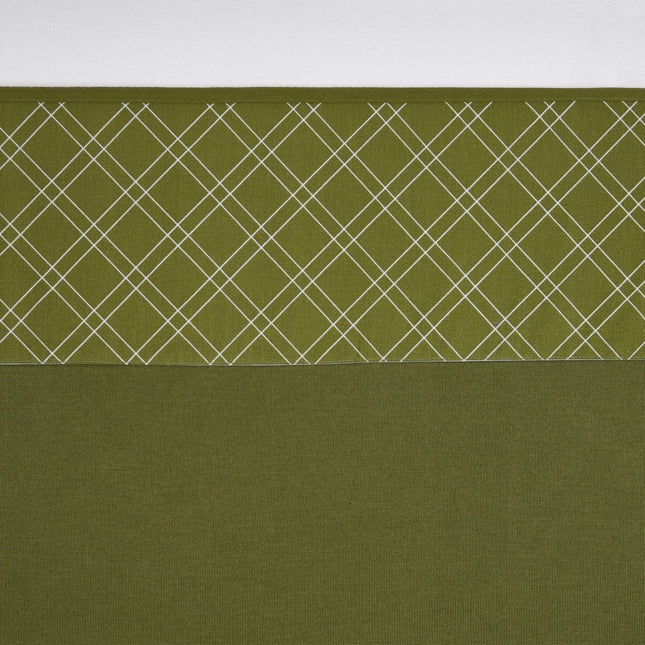 Meyco Wieglaken Double Diamond Avocado koop je bij Babywinkel