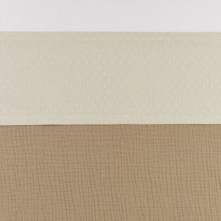 Meyco Wieglaken Plume Soft Sand 75X100cm koop je bij Babywinkel