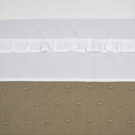 Meyco Wieglaken Ruffle White koop je bij Babywinkel