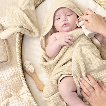 Meyco Monddoekje Popcorn Naturel/Soft Sand 30Cm 6St koop je bij Babywinkel