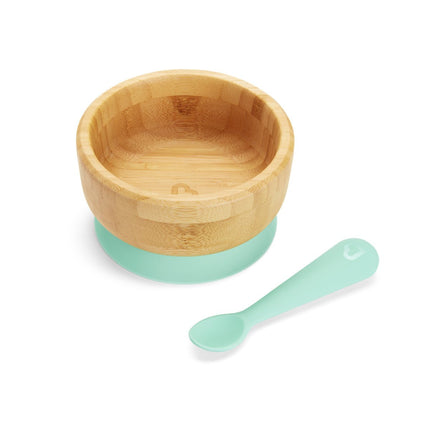 Munchkin Baby Kom Bamboom met Silicone Lepel koop je bij Babywinkel