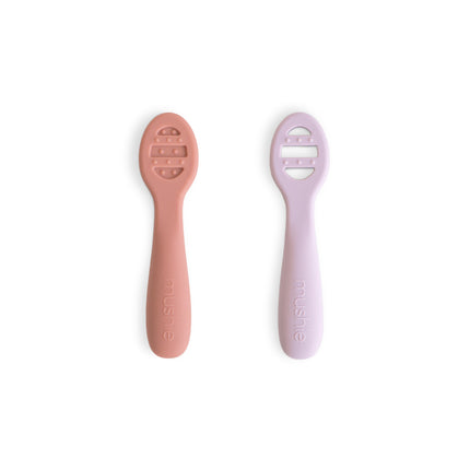 <tc>Mushie</tc> Babyske Rose/ Soft Lilac 2 stk
