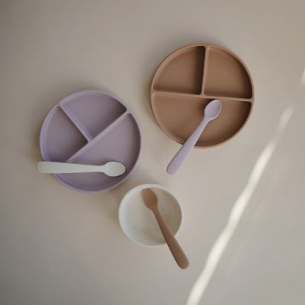 Mushie Baby Bakje Siliconen Ivory koop je bij Babywinkel