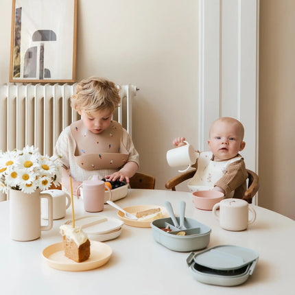 Mushie Baby Bordje Rond Pale Daffodil 2st koop je bij Babywinkel