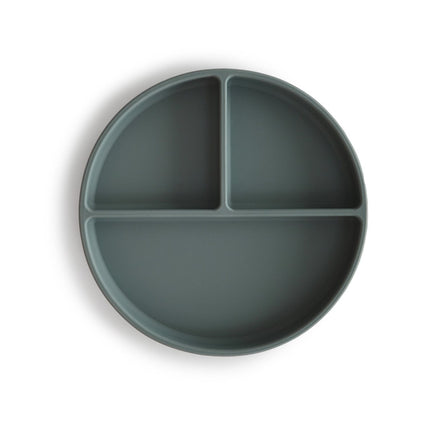 Mushie Baby Bordje Silicone Dried Thyme koop je bij Babywinkel