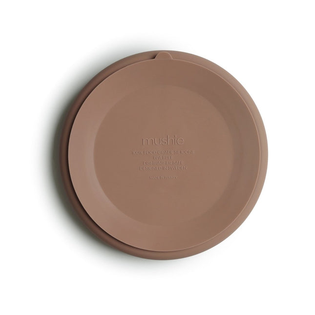 Mushie Baby Bordje Silicone Natural koop je bij Babywinkel