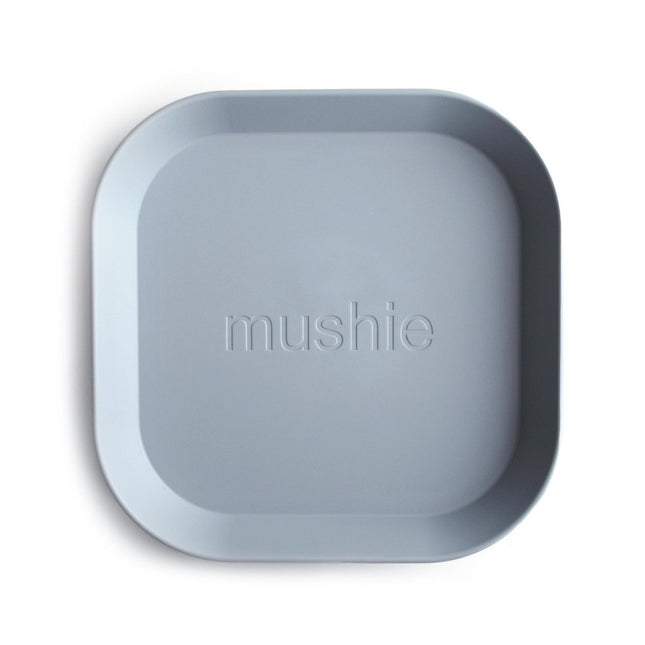 Mushie Baby Bordje Vierkant Cloud 2st koop je bij Babywinkel