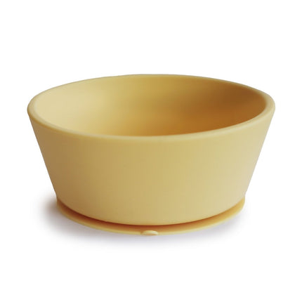 Mushie Baby Kom Siliconen Pale Daffodil koop je bij Babywinkel