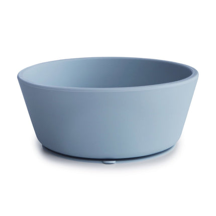 Mushie Baby Kom Siliconen Powder Blue koop je bij Babywinkel