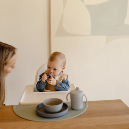Mushie Baby Kom Siliconen Tradewinds koop je bij Babywinkel