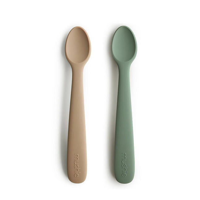 Mushie Baby Lepel Set Thyme/Natural 2st koop je bij Babywinkel