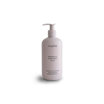 Mushie Baby Shampoo & Body Wash Lavendel 400ml koop je bij Babywinkel