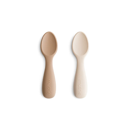 Mushie Babylepel Natural Shifting Sand koop je bij Babywinkel
