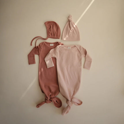 Mushie Babymutsje Bonnet Cedar koop je bij Babywinkel