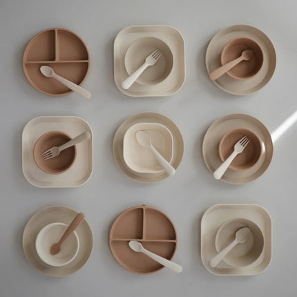 Mushie Bestekset Ivory 2 - delig koop je bij Babywinkel