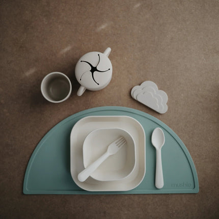 Mushie Bestekset Ivory 2 - delig koop je bij Babywinkel