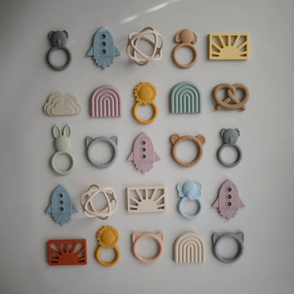 Mushie Bijtring Kat Blush koop je bij Babywinkel